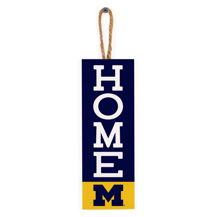 Michigan Wolverines Home  Hanging Sign