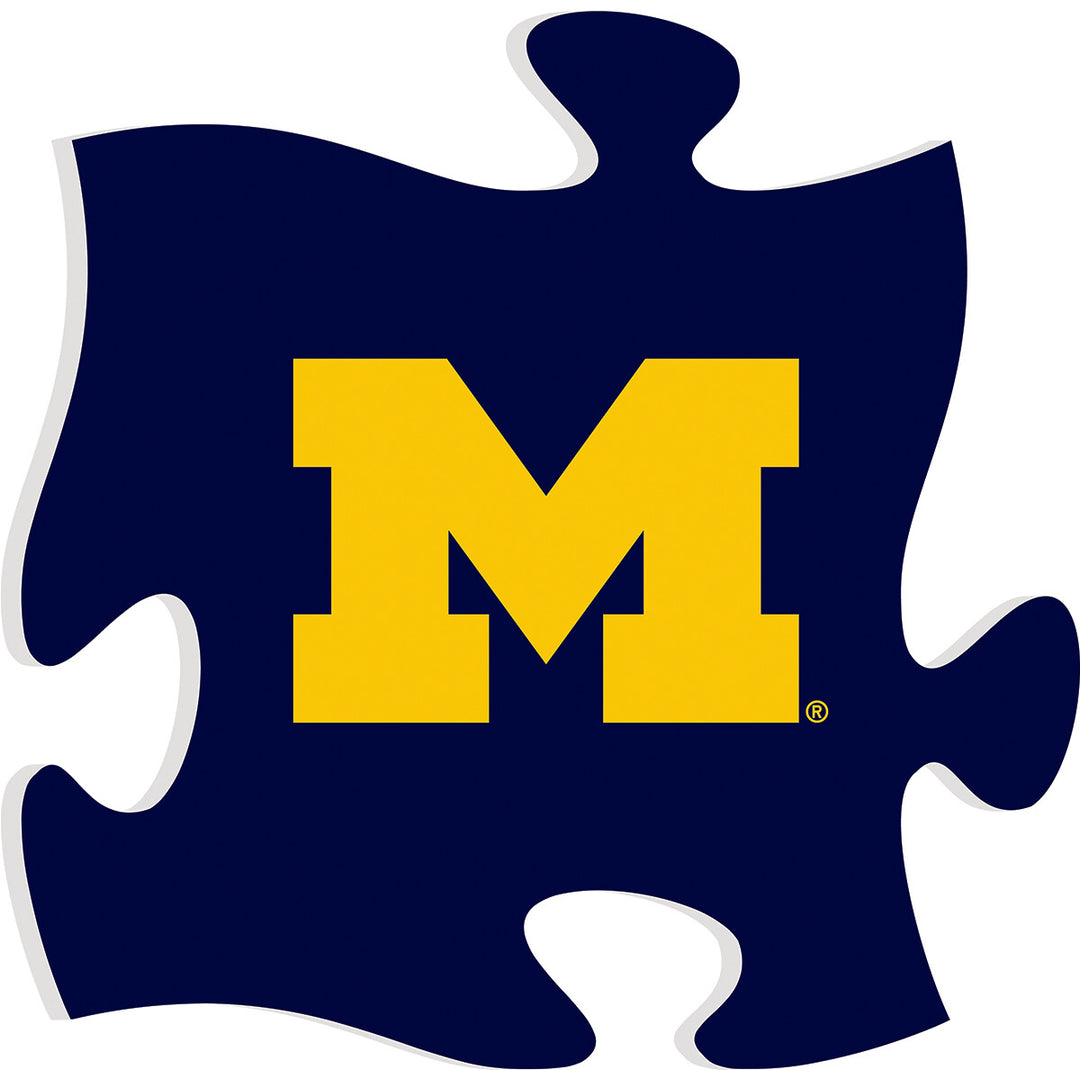 University of Michigan Color and Logo 12"X12"