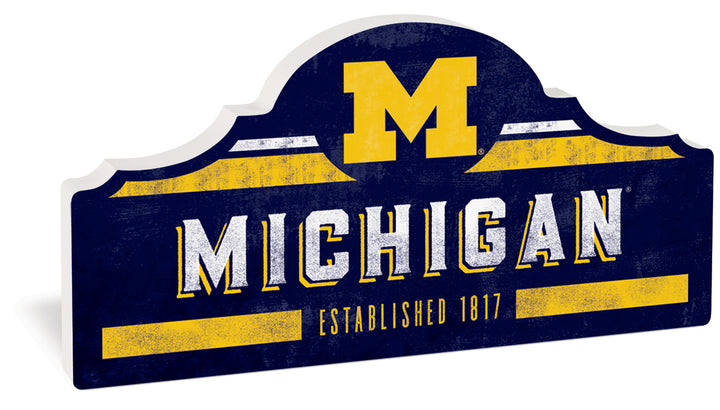 Michigan Wolverines Established Small Sign