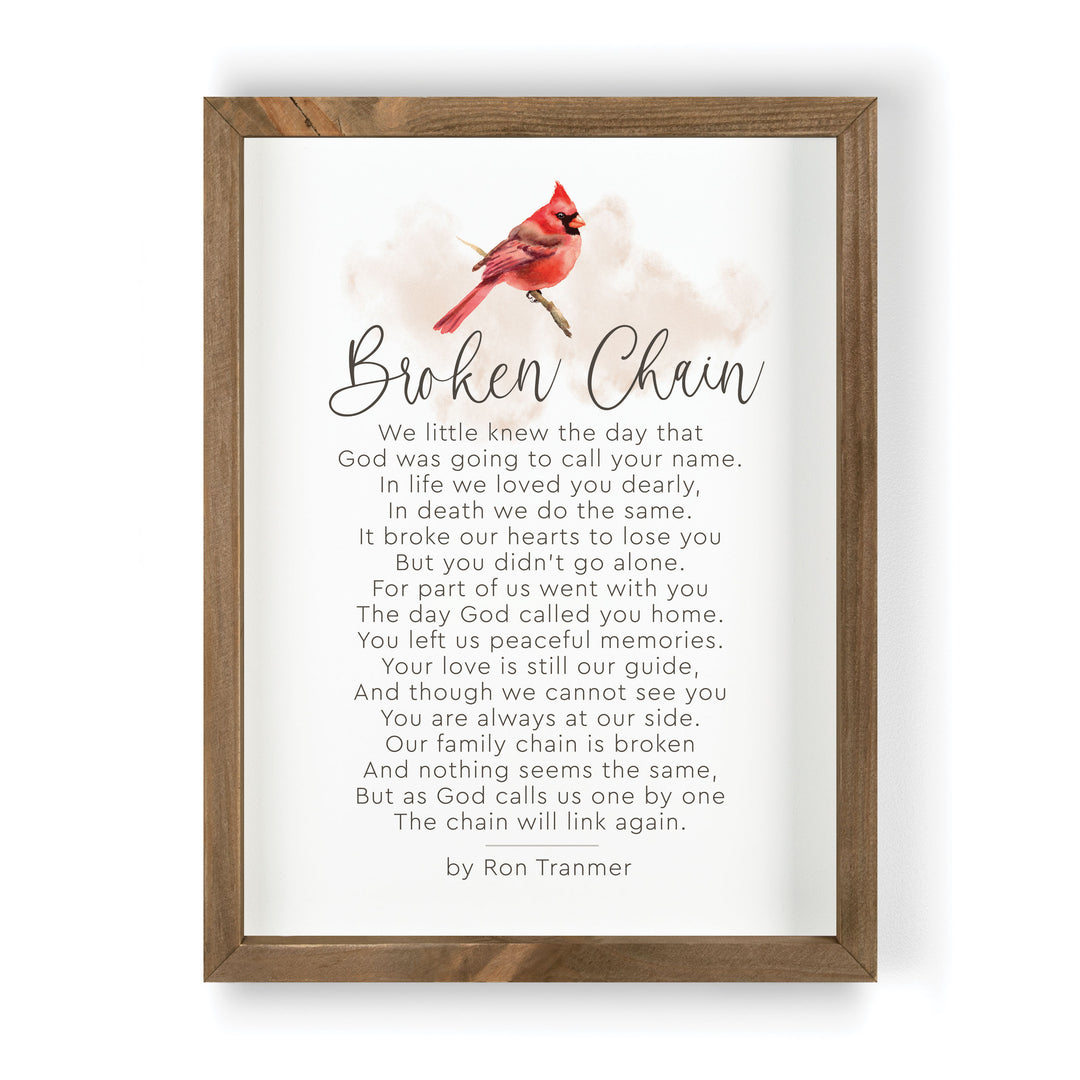 Broken Chain Framed Art