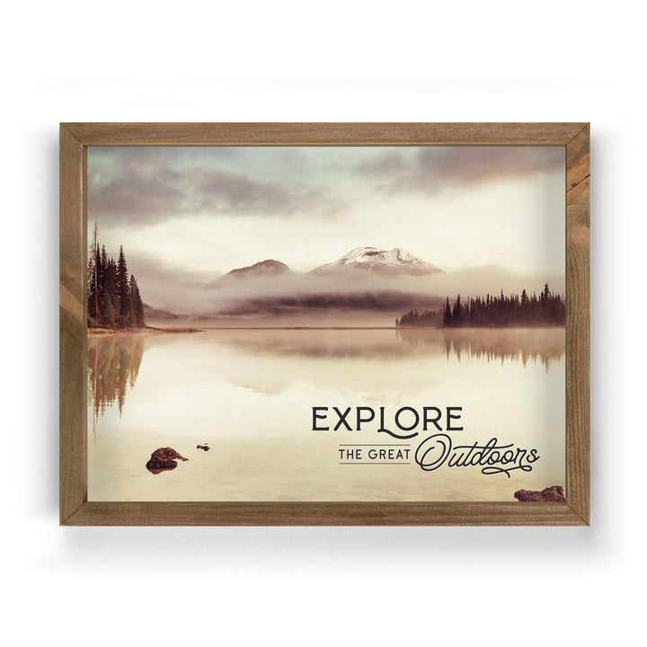 Explore the Great Outdoors Framed Art