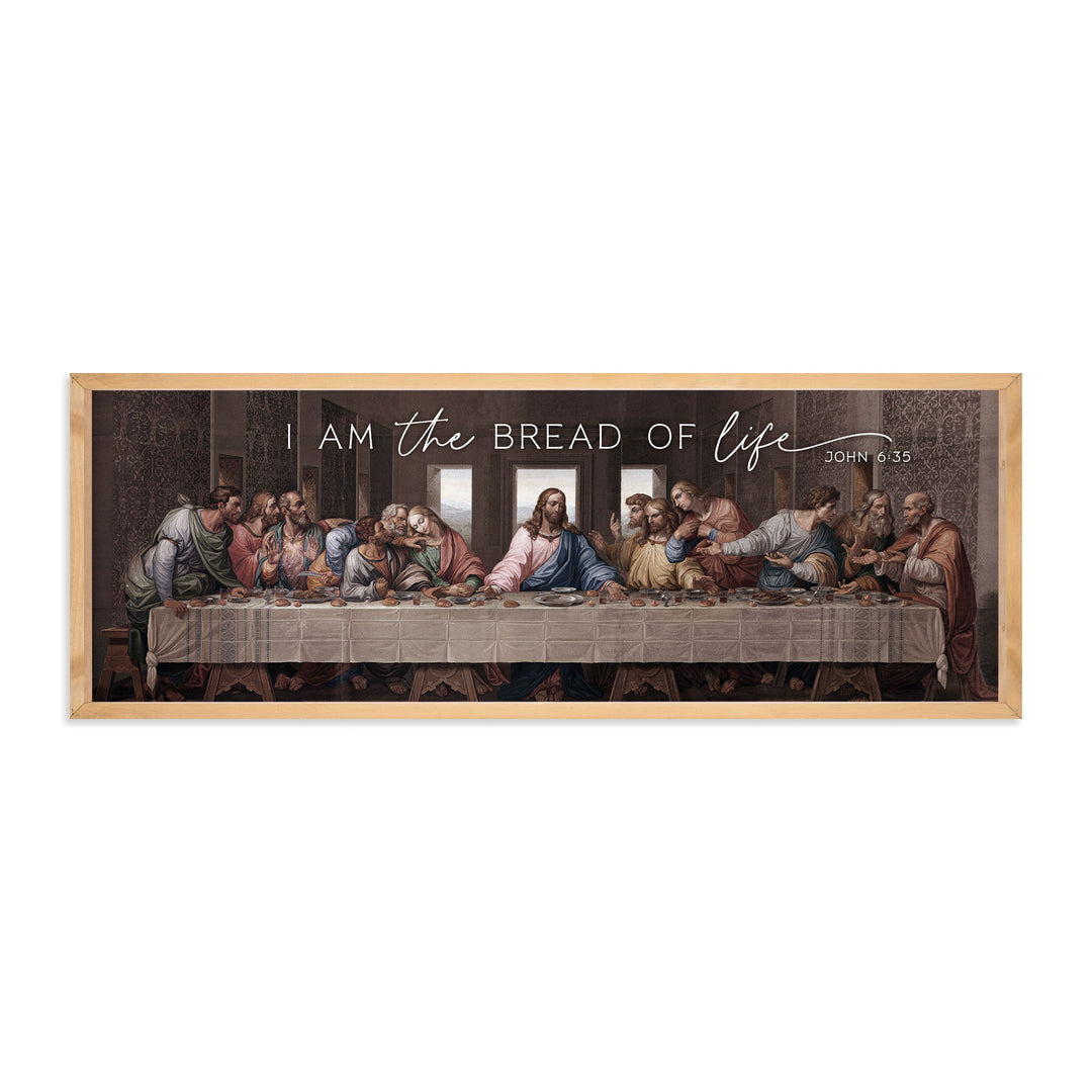 I Am The Bread Of Life Last Supper Framed Art
