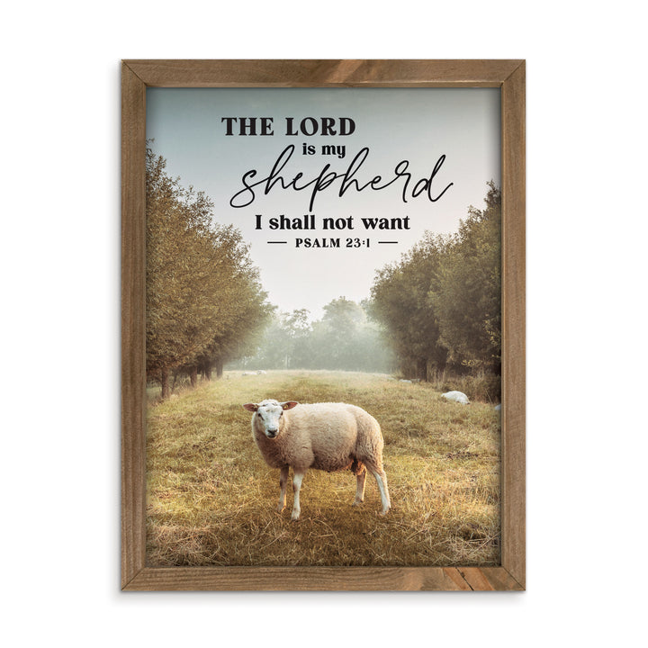 The Lord Is My Shepherd Framed Art