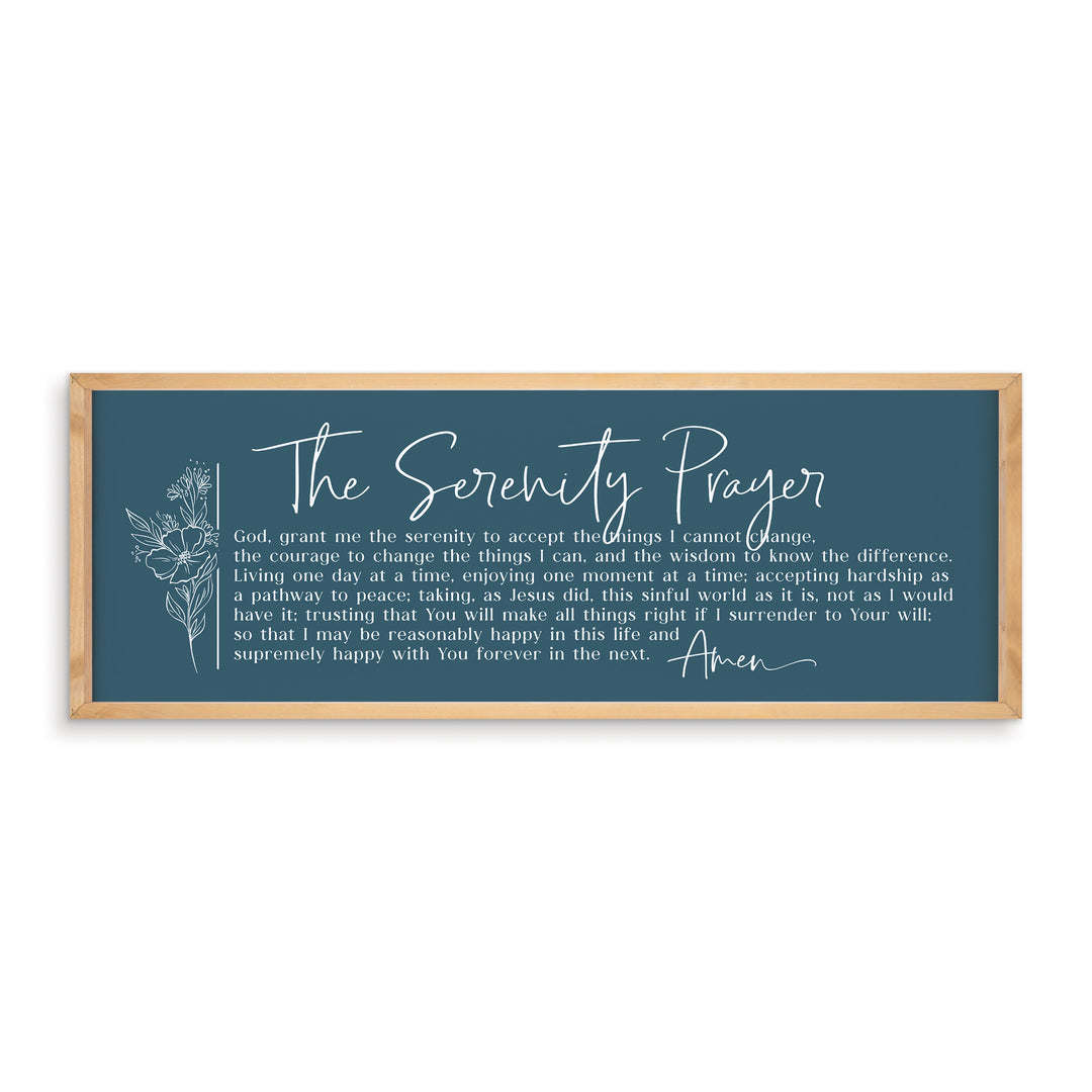 The Serenity Prayer Framed Art