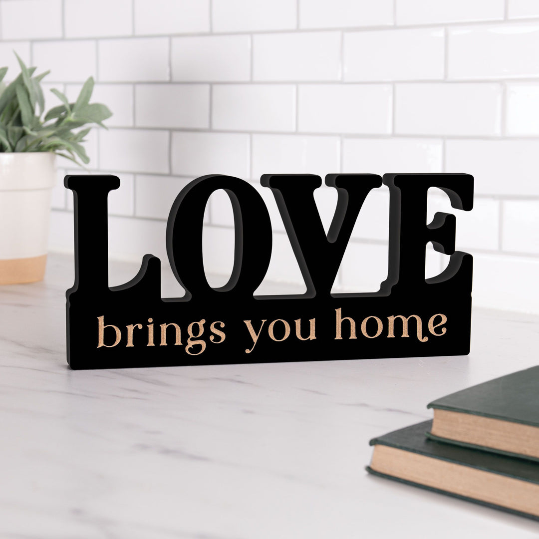 Love Brings You Home Word Décor