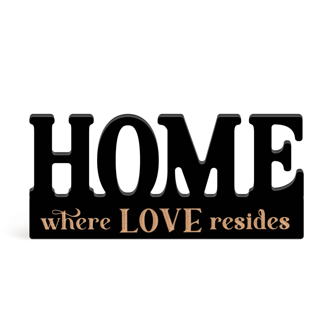 Home Where Love Resides Word Décor