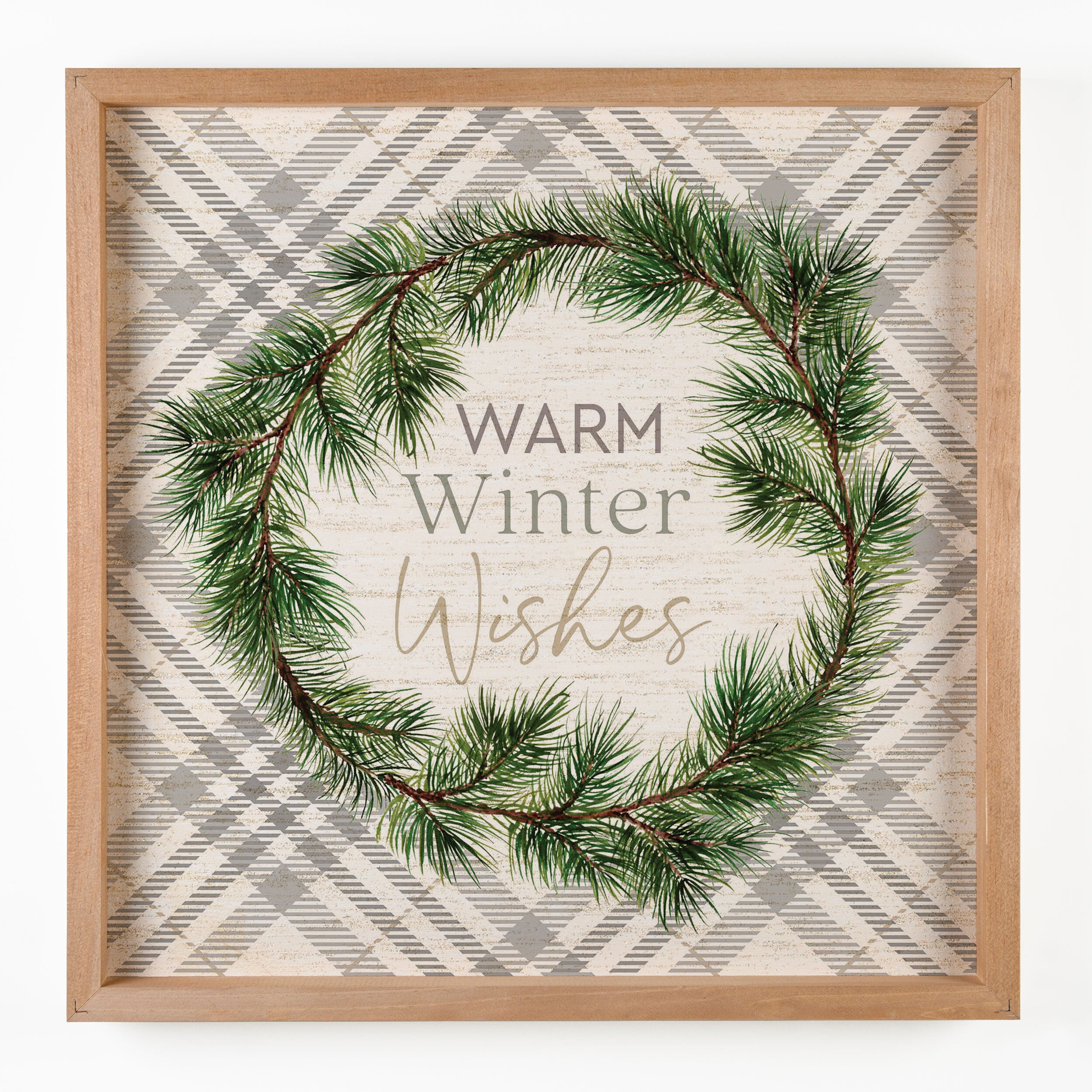 **Warm Winter Wishes Framed Art