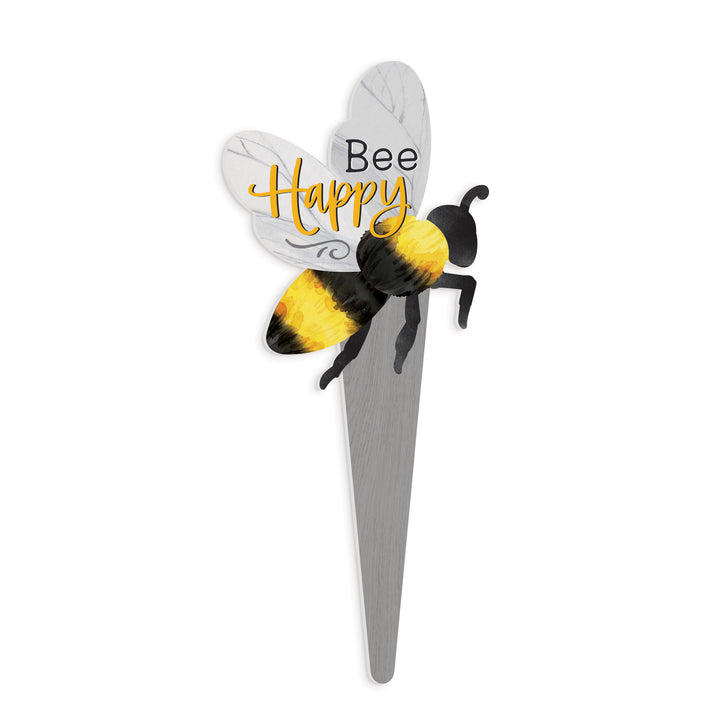 Bee Happy Plant Pal Garden Sign