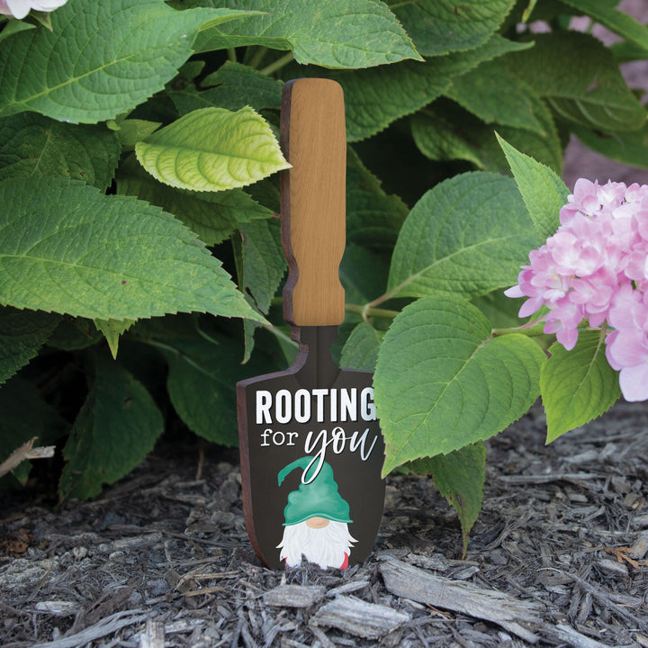 Rooting For You Shovel Garden Sign