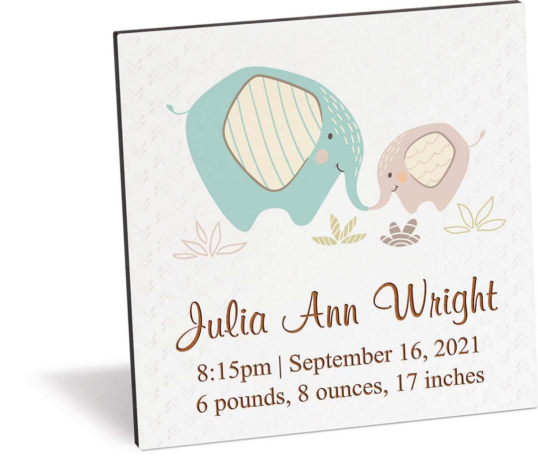 *Personalized Baby Plaque