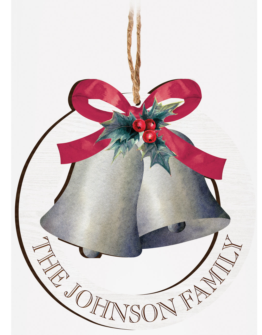 *Personalized Bells Ornament