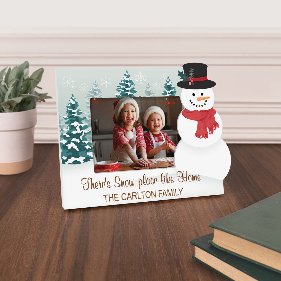 *Personalized Snowman Photo Frame