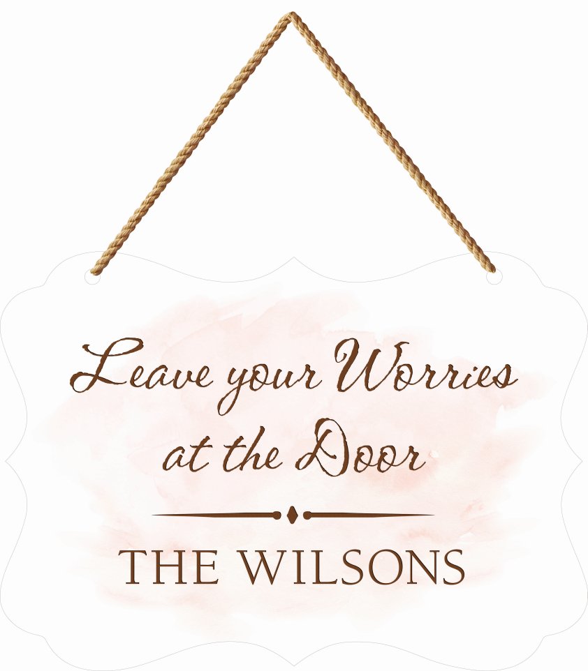 *Personalized Large Boutique Hanging Sign