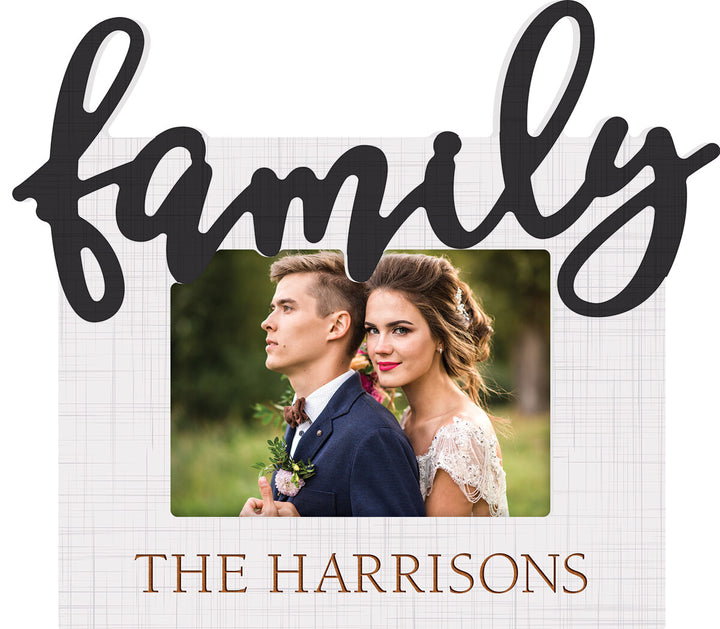 Personalized Family Photo Frame (5x7 Photo)